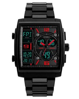 Men's Wrist Watches,Men's Military Rubber Tactical LED Digital Watch Sports