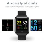 Smart Watch Heart Rate Monitor Blood Pressure Pedometer Step Calorie Counter