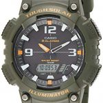 Casio Men's Solar Watch with Green Band