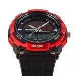 Fanmis Men's Solar Powered Casual Quartz Wrist Watch Analog Digital