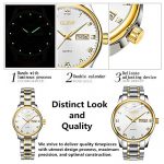OLEVS White Womens Wrist Watches for Women Waterproof Business