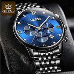 Blue Face Quartz Analog Men's Watch - Luxury, Style, and Durability Combined