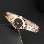 Top Plaza Womens Ladies Elegant Casual Wrist Watch Bangle Cuff Bracelet