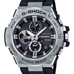 Casio Men's 'G-Steel by G-Shock' Quartz Solar Bluetooth Connected Resin Dress