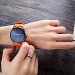 OLEVS Womens Big Wrist Watches for Lady Female Valentine's Day Leather