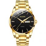 Gold Stainless Steel Watch for Men - A Blend of Luxury and Functionality! ⌚✨