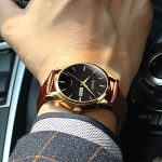 Discover Elegance in Every Moment with OLEVS Men's Brown Leather Day Date Watch – Stylish Business Luxury with Quartz Precision ⌚