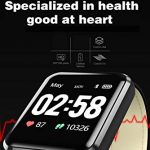 Fitness Tracker Heart Rate Monitor Leather Smartwatch Blood Pressure Bluetooth
