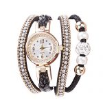 Flow.month Girlfriend Gifts Rose Golden Bracelet Watch, Small Dial Stainless Steel