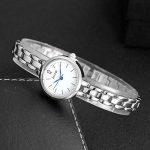Top Plaza Womens Ladies Silver Elegant Casual Bracelet Wrist Watch