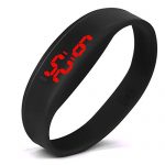 WUAI Unisex 2020 New Watch LED Digital Sports Silicone Band Wrist Watches