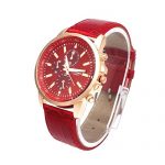 Watch!!! Mens Belt Watch Geneva Leather Analog Dial Quartz Sport Wrist Watch