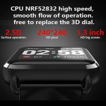Fitness Tracker Heart Rate Monitor Leather Smartwatch Blood Pressure Bluetooth
