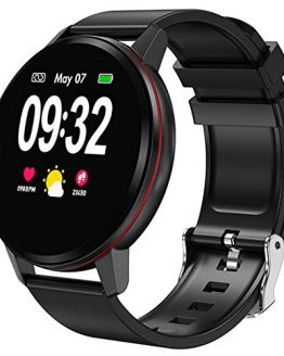Smart Watch Touch Screen Calorie Counter Pedometer Sport Modes Notification Support Heart Rate Sleep Sport Fitness Tracker for Men Women
