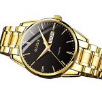 Gold Stainless Steel Watch for Men - A Blend of Luxury and Functionality! ⌚✨