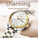 OLEVS White Womens Wrist Watches for Women Waterproof Business