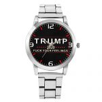 RORISV Trump 2020 Dial Men Wristwatch Stainless Steel Strap Watch