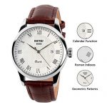 Easy Reader Date Watches Quartz Waterproof Wrist Watch