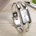 Exquisite Silver Bracelet Watch for Women