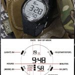 Vogue Men's 100M Waterproof Sports Black Resin Large Digits Digital Dive Basic