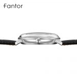FANTOR Casual Dress Men Simple Classic Wrist Watch – Luxurious Quartz Real Leather-based Watches Relogio Masculino