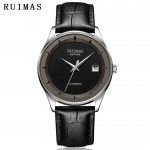 Men Automatic Simple Classic Watch Leather Sapphire Glass