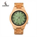 Bamboo Males's Wristwatch Classic Folding Clasp