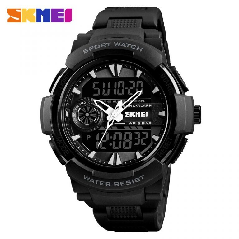 Waterproof Chrono Digital Quartz Watch Men