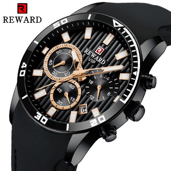REWARD Chronograph Mens Watches Brand Luxury Casual Sport Date