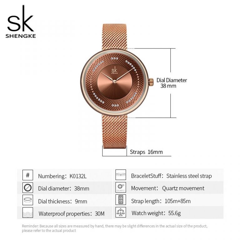 Waterproof Elegant Female Clock Watches