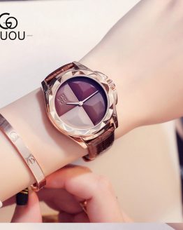 Women Watches Leather Quartz Ladies Watch Waterproof