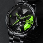 Wheel Rim Hub Men Watch Custom Design Sport Car Rim