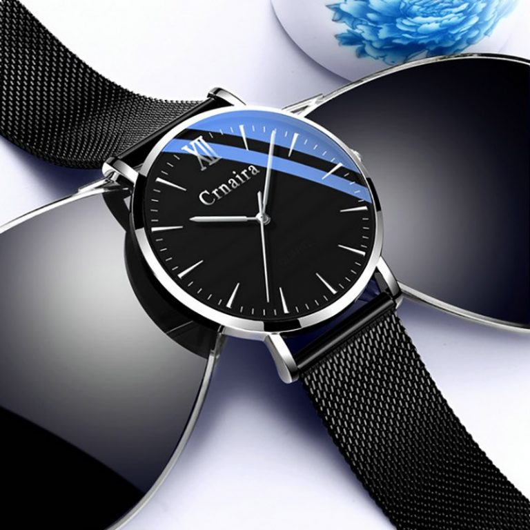 Luxury Brand Male Clock Business Quartz