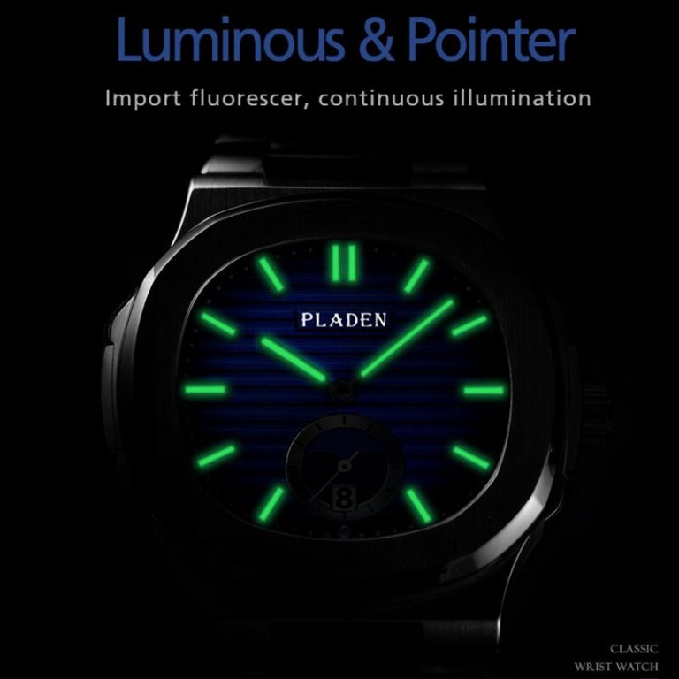 Drop Shipping 2020 New PLADEN Men's Wrist Watch Rado Stainless Steel Strap Designer Watches Men Casual Quartz Mens Wristwatch 4 PLADEN Men's Wrist Watch Rado Stainless Steel Strap Designer