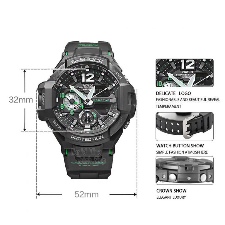 Casio watch G-SHOCK flight watch men top luxury set military