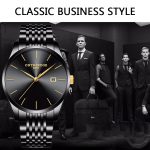 Ultra-Thin Waterproof Casual Watch Men Luxury