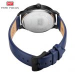 Blue Quartz Casual Genuine Leather Strap
