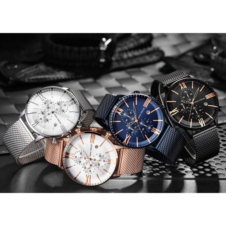 MINI FOCUS Chronograph Mens Watches Top Brand Luxury Quartz