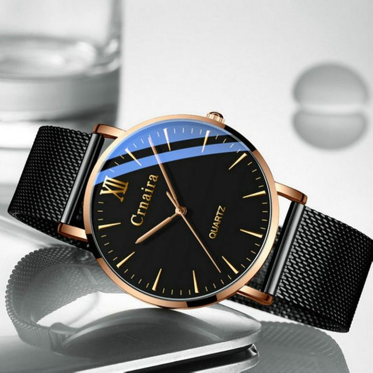 Luxury Brand Male Clock Business Quartz