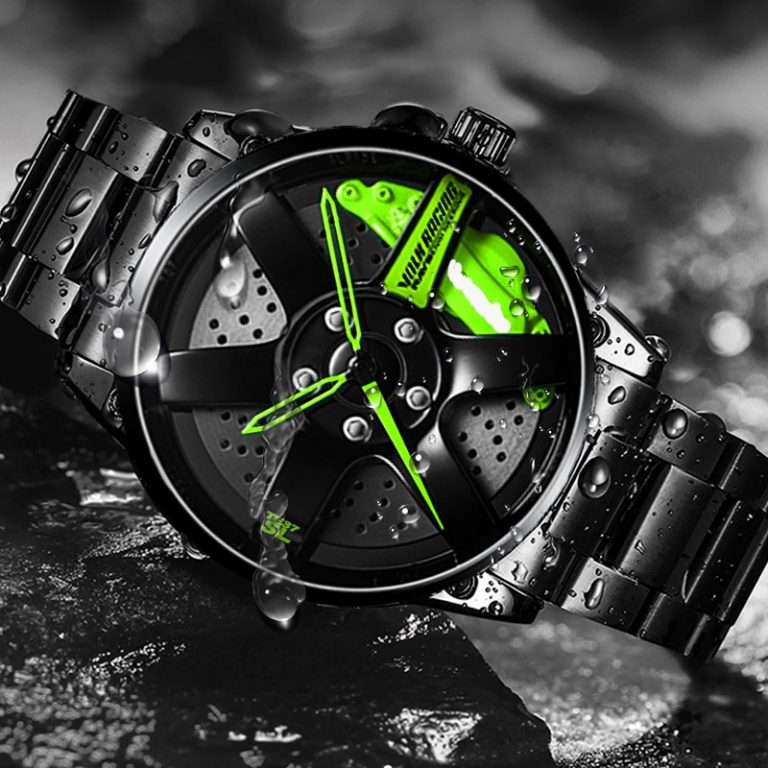 NEKTOM Car Wheel Rim Hub Man Watch Custom Design Quartz Car Rim Watches Waterproof Creative Men's Watches Man Wrist Watches 4 NEKTOM Car Rim Design Quartz Watch for Men
