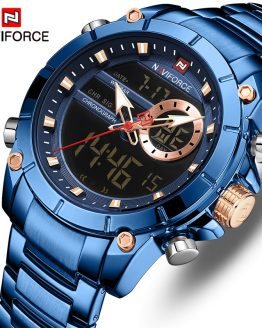 NAVIFORCE Top Brand Luxury Fashion Military Quartz Mens