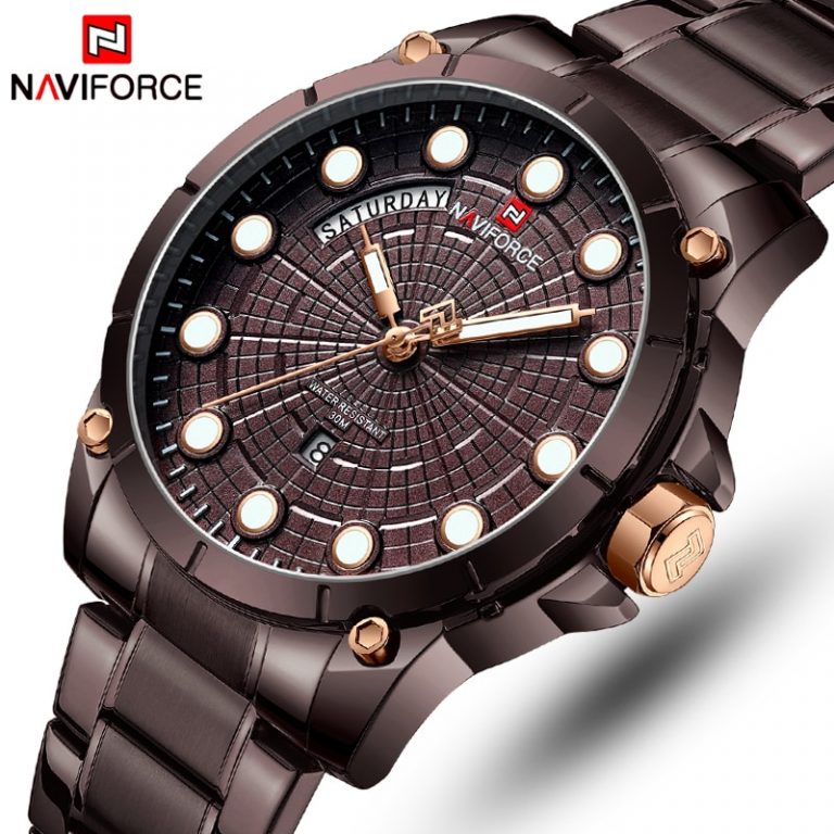 Luxury Brand Watches Men Fashion Full Stainless Steel Waterproof