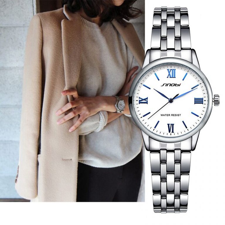 Fashion Women Wrist Watches Stainless Steel Watchband