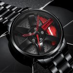 Custom Designed Nektom Wheel Rim Hub Men's Sports Watch