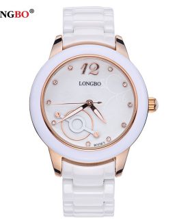 LONGBO Women Watches Luxury Brand Fashion Quartz Ceramic