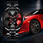 Custom Designed Nektom Wheel Rim Hub Men's Sports Watch