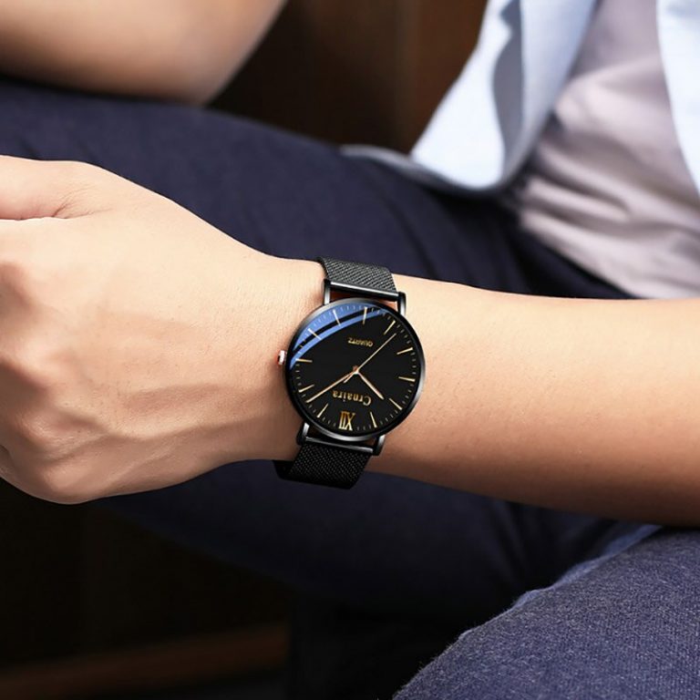Luxury Brand Male Clock Business Quartz