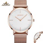 AESOP 7mm Ultra thin Women Ladies Quartz
