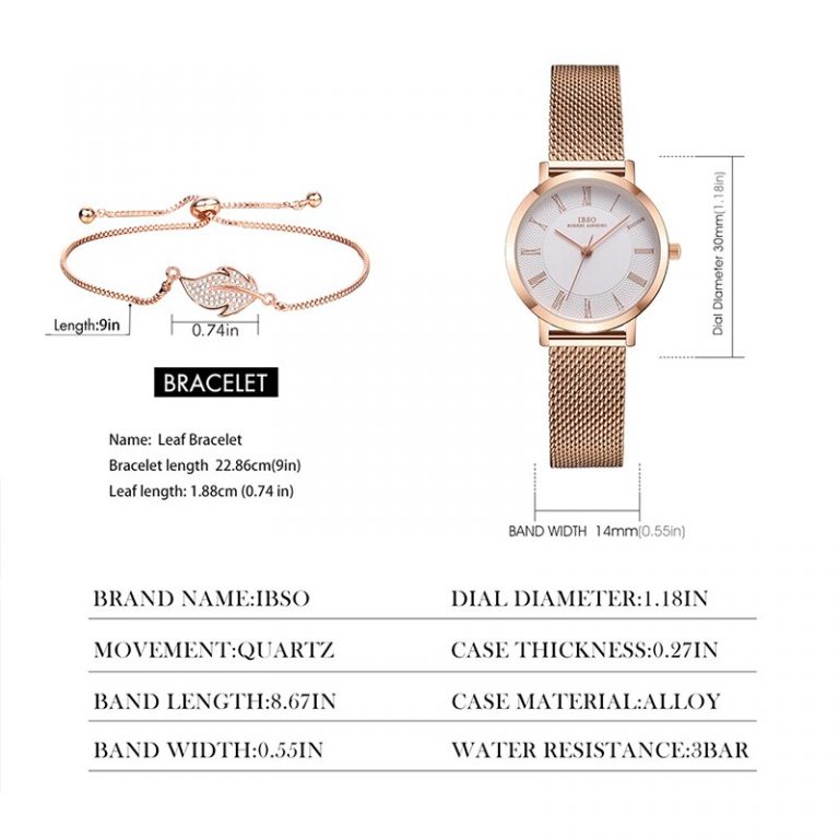 Luxury Bracelet Watches Set For Women Fashion Geometric