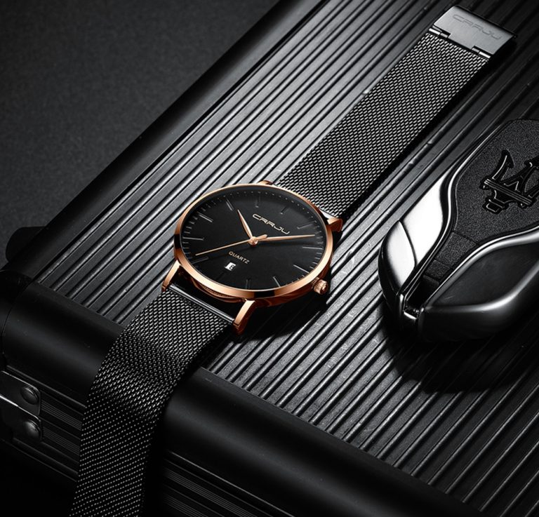 Mens Quartz Watches Men Business Male Clock